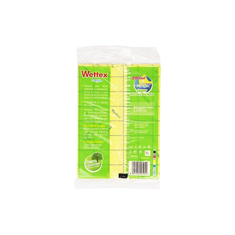 Wettex – Multi-Purpose Cloth, Super Absorbency – Pack of 3