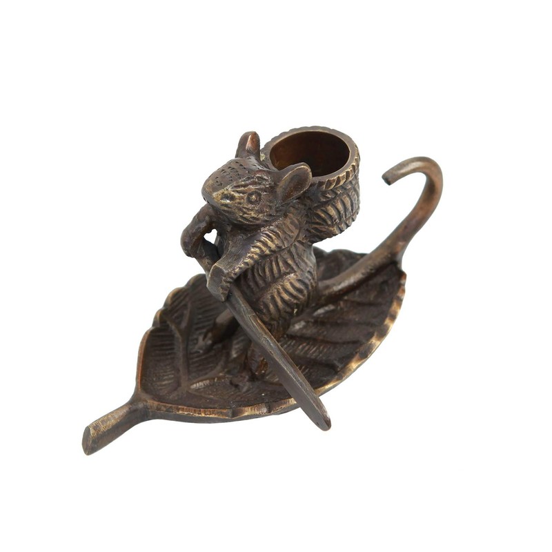 Achla Designs Intrepid Mouse Candle Holder