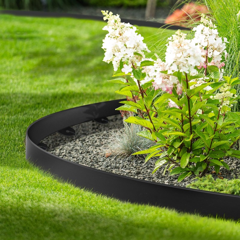 Jorvila Landscape Edging, 1.5" x 60' Plastic Garden Edging with