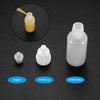 20 Pcs 15ml/0.5oz Plastic Dropper Bottles, Empty Squeezable Dropper Bottles,