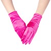 JISEN Women 20s Satin gloves Formal Bridal Banquet Party Wedding