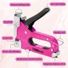 THINKWORK Pink Staple Gun Tool Set 25 Piece Home Tool