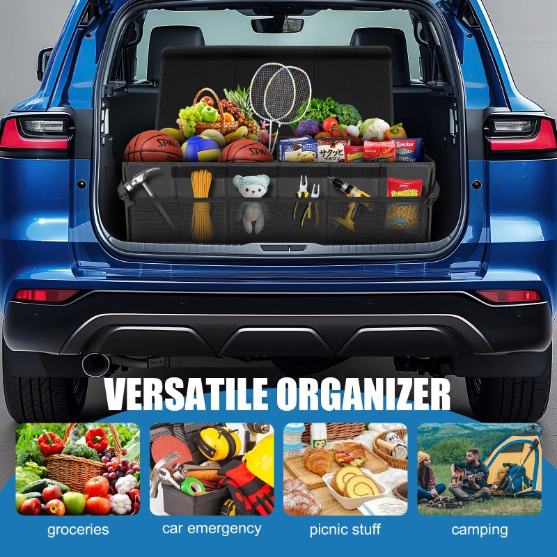 GOODFITMENT For Toyota 4Runner 84-2024 Trunk Cargo Organizer Folding Collapsible