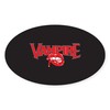 CafePress Vampire Oval Car Bumper Sticker