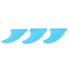 3Pcs Surfboard Fins PVC Thruster Fins Surfing Board Accessories for