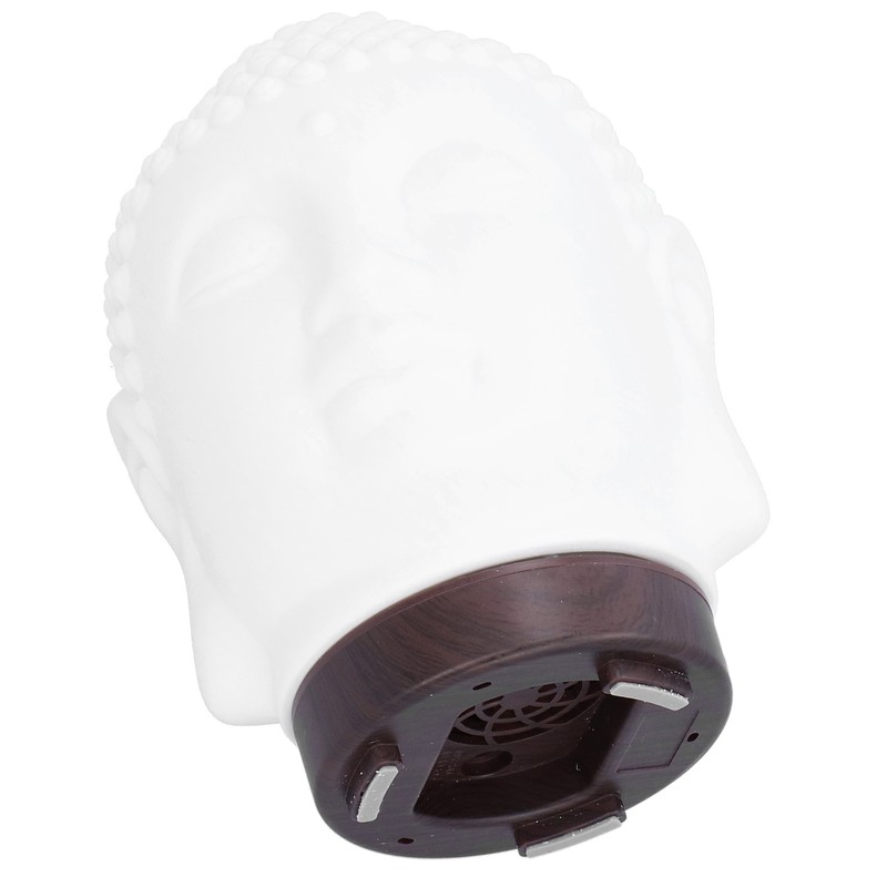 100‑200ml Ceramic Humidifier Buddha Shaped Aroma Diffuser with Night Light
