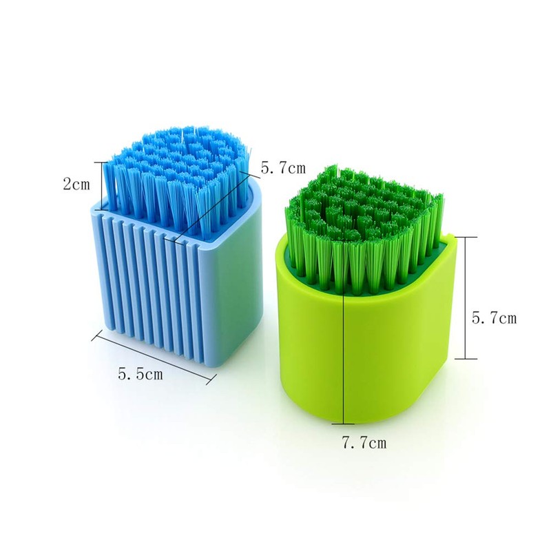 OUNONA Washing Brush, Shoe Wash, Collar Sleeve Wash, Laundry Brush,