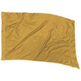 Pro-Graphx PRACTICE FLAG Color Guard Flag For Marching Band Color Guard Flag Pole, Curved Rectangle Indoor Winter Competition, Colorguard Performance ARC Flag, Polyester Silk - (GOLD)