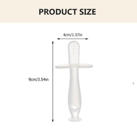 EXCEART 5Pcs Silicone Baby Teething Stick Clear Toddler Teethers Baby Chew Stick for Newborn Baby Healthy Molar Growth Toys