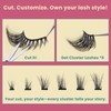 7 Pairs Cross Fluffy Cat Eye False Eyelashes – Reusable
