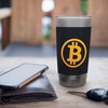 Crypto Minimalist Blockchain Design Stainless Steel Insulated Tumbler