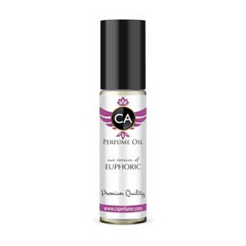 CA Perfume Impression of Euphoric for Women Eau De Parfum Amber Floral Scent Long Lasting Perfumes for Women Travel Size TSA Ready for Day and Night Wear 0.33 Fl Oz 10ml