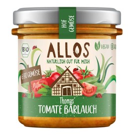 Allos Bio Hof Vegetables Thomas Tomato Wild Garlic (2 x 135 g)