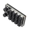 Programmable Macro Keyboard 2 Knobs Blue Switch Black 12 Keys
