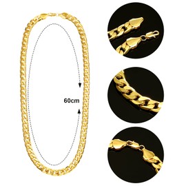 meekoo 80s/90s Hip Hop Costume Kit 90s Rapper Outfit Costume, Mobile Phone Bucket Hat Sunglasses Faux Chain(Red)