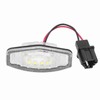 Pair of LED License Plate Lamp White Light 34100S0A013 Fit