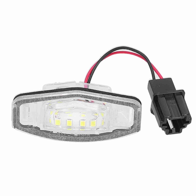 Pair of LED License Plate Lamp White Light 34100S0A013 Fit