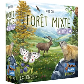 Asmodee Lookout Games Mixed Forest - Expansion: Alpine - Board Games - Card Games - Games for Family and Children from 10 Years - Educational and Strategic - French Version