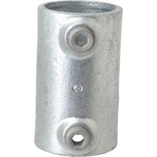 Kee 1-1/2" Pipe, Malleable Iron Straight Coupling Pipe Rail Fitting