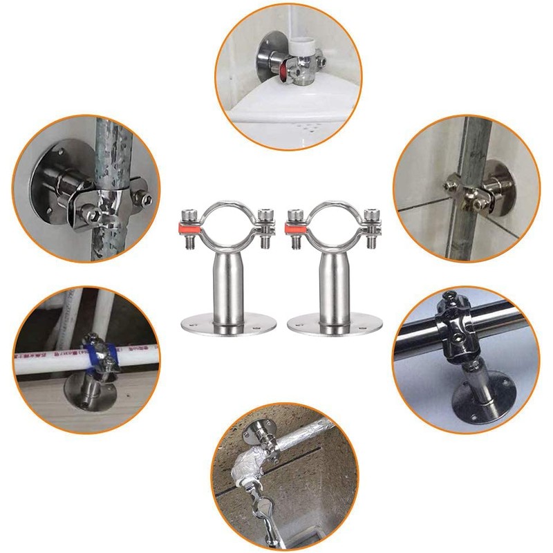 Hsthe Sea Stainless Steel Wall Bracket, Ceiling Bracket, Pipe Supports,