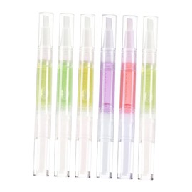 Mikinona Nail Polished Repair Pen Cuticle Oil Treatment 6pcs Essential Oil Pens Hydrate Nail Skin Natural Safe