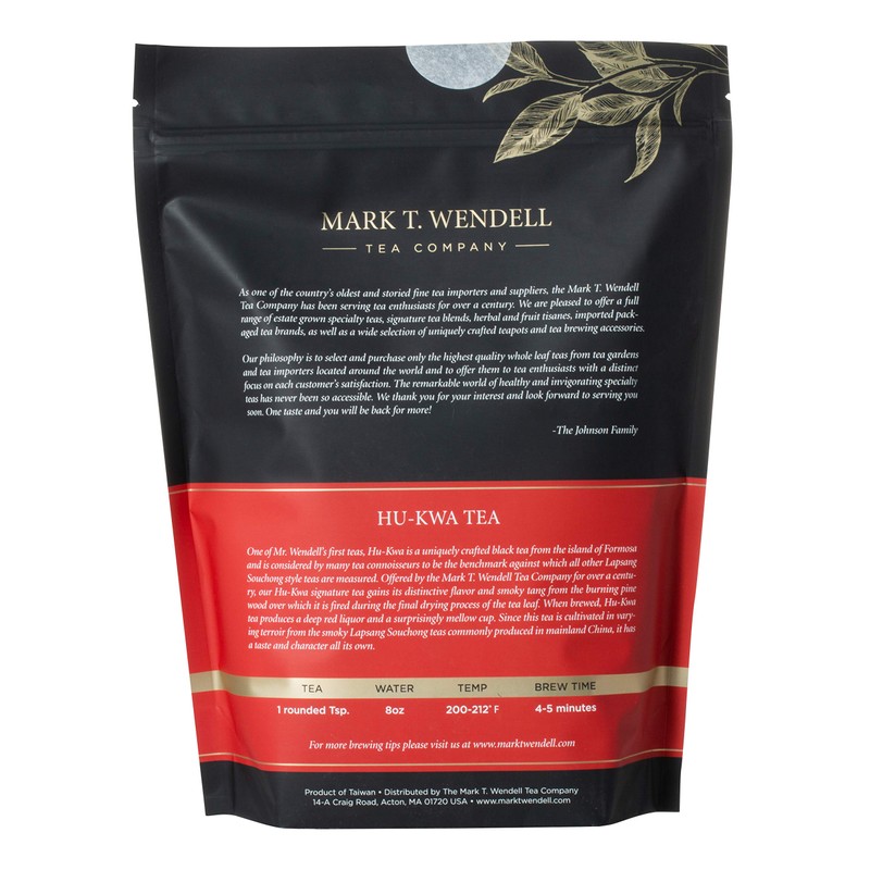 Hu-Kwa Lapsang Souchong Tea One Pound Resealable Bag