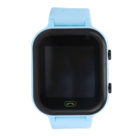 Children Intelligent Voice Watch IP67 Waterproof Tracker Touch Screen Kids Smart Alarm Watch Blue
