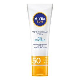Protector Solar Facial Nivea Sun Piel Sensible Fps50 50ml