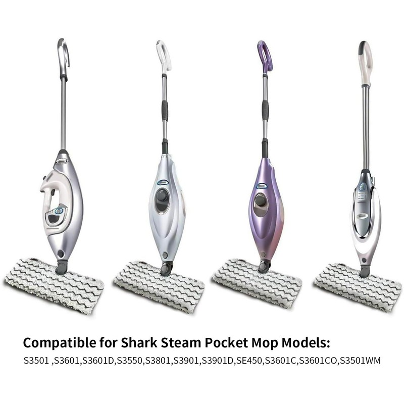 DGHYDZ 4 Pack Steam Pocket Mop Replacement Pads for Shark