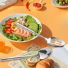 Fililogor Cooking Spoons 2pcs Kitchen Cooking Utensils Set, Stainless Steel
