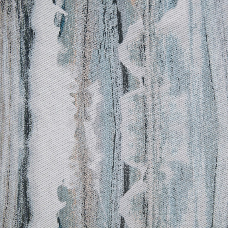 Sun Zero Artifact Abstract Painting Blackout Grommet Curtain Panel, 40"