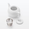 MUJI 83444211 Everyday Teapot, White, 23.7 fl oz (700 ml)