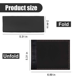 LHDOS 2PCS Car Grab Handle Cover, Anti-Scratch Auto Inner Front Rear Door Pull Handle Cover, PU Leather Door Grip Gloves Protector Auto Interior Decoration Accessories for Car, Truck, SUV (Black)