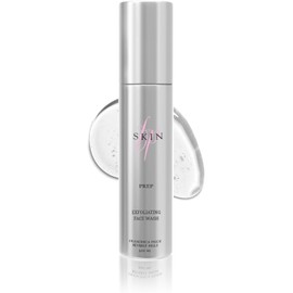 Limpiador facial exfoliante para pieles envejecidas: limpiador facial con alfahidroxiácido (AHA) y 3% de ácido láctico