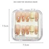 Nail Tips, 24 Pieces, Thumb Nail Stickers, Foot False Nails,