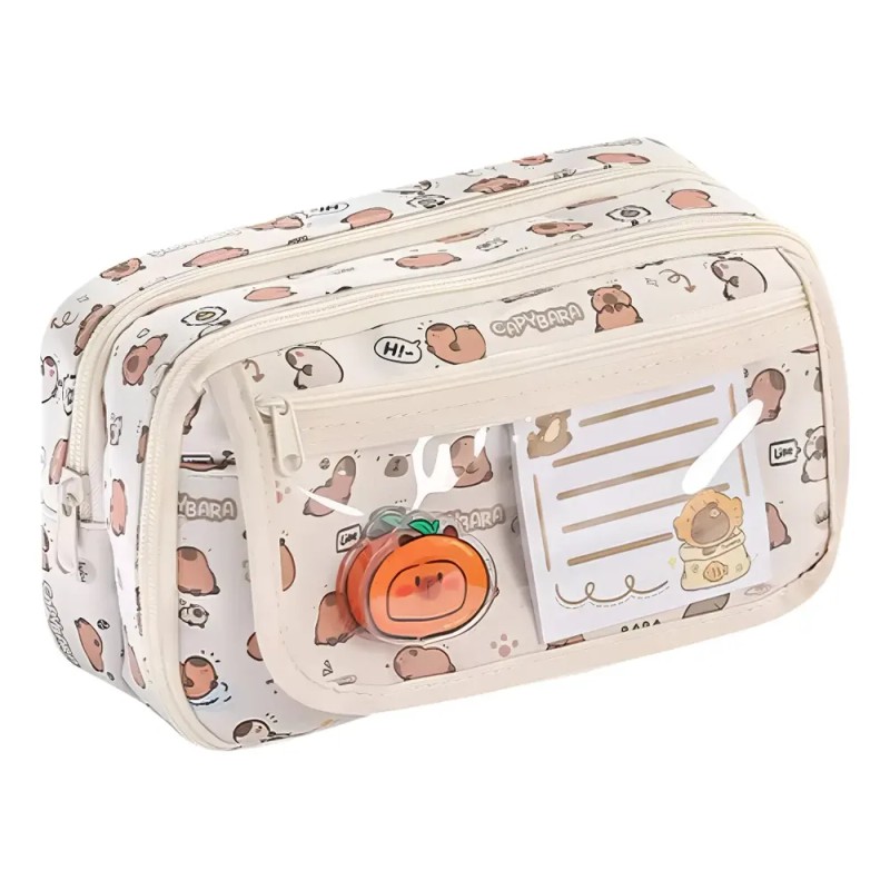 ^ Bonita Y Sencilla Bolsa De Papelería De Gran Capacidad