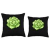 Iceberg Lettuce In A Bunch Throw Pillow