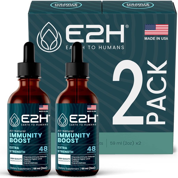 E2H Advanced Immune Defense Supplement - All-Natural Immune Booster -
