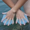 WGFOIP 1 Pair Swimming Webbed Gloves, Finger Frog Type Webbed