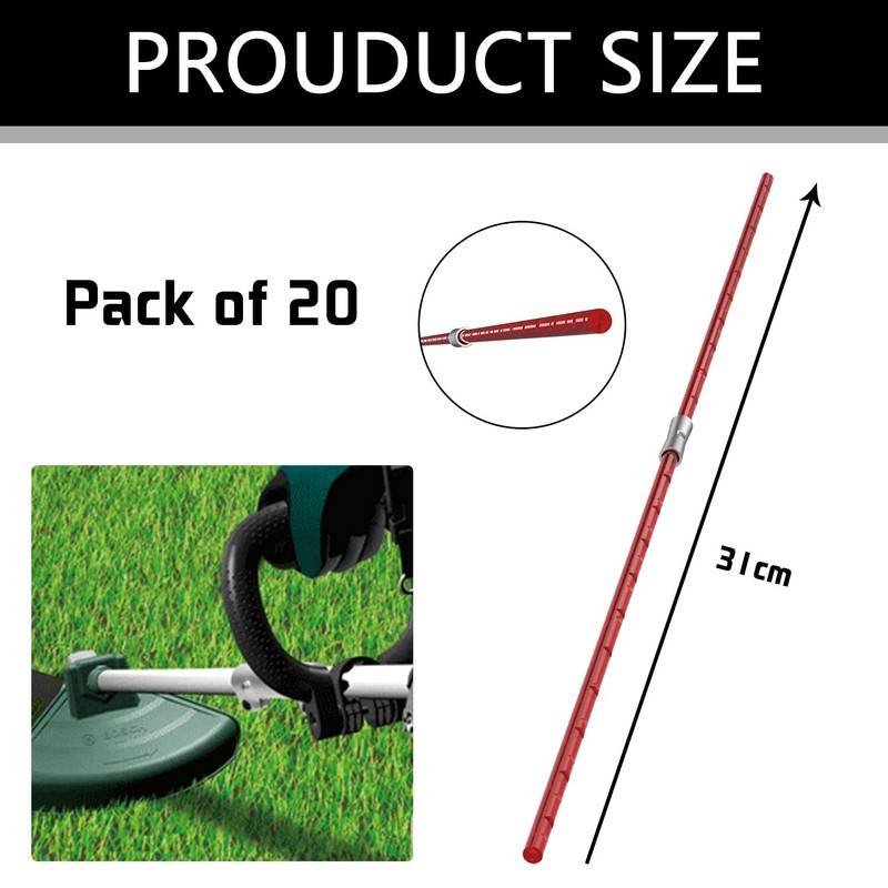MAOZHOU Strimmer Spool Line,20 PCS 30.5 cm F016800181 Strimmer Grass