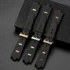 [Sibehill] 時計ベルト ブルガリ 交換用時計バンド 22mm*8mm シリコン ラバーベルト