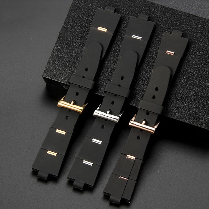 [Sibehill] 時計ベルト ブルガリ 交換用時計バンド 22mm*8mm シリコン ラバーベルト