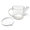 Norpro 3023 , Clear 2 Cup Separator/Strainer Dishwasher Safe, 1
