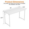 Grandder 40 inch Computer Desk, Small Home Office Desk Study