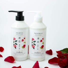 Rinren Remedial Additive-Free Shampoo Rose & Camellia (Refill) Spreading Hair Moist and Combine 13.5 fl oz (400 ml) Refill 13.5 fl oz (400 ml)
