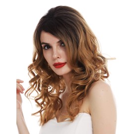 WIG ME UP - TYS-1068-6TT26 wig women's wig long curly parting ombre brown blonde mix