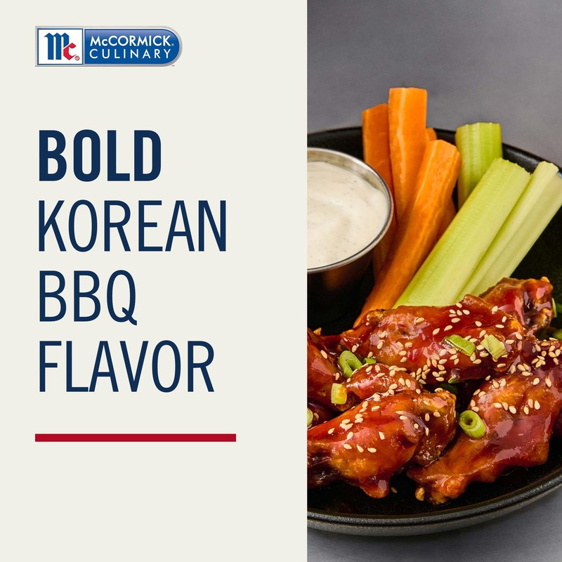 McCormick Culinary Seasoning, Korean BBQ Gochujang Style, No MSG Added,