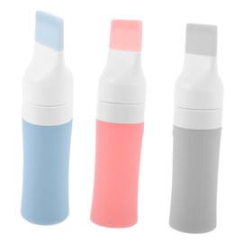 BIUDECO 3 pcs lotion bottle applicator hair portable pp Multifunction tool root bottle for hair scalp Bottled Comb hair coloring bottle comb hair dyeing applicator bottle