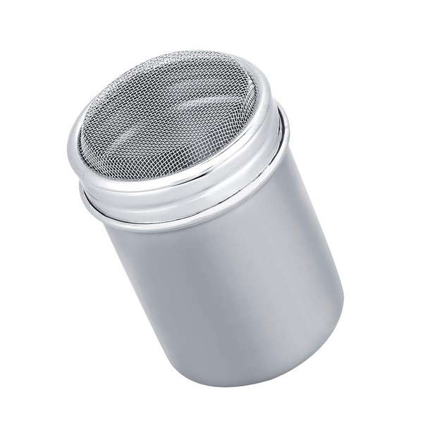 Stainless Steel Powder Shaker, Mesh Powdered Sugar Shaker/Sifter Baking Pastry
