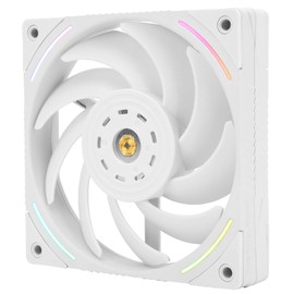 Thermalright TL-K12W CPU Fan 120mm Case Cooler Fan, 4pin PWM Connector Silent Computer Fan with S-FDB Bearing,Desktop Cooling Fan(TL-K12W)